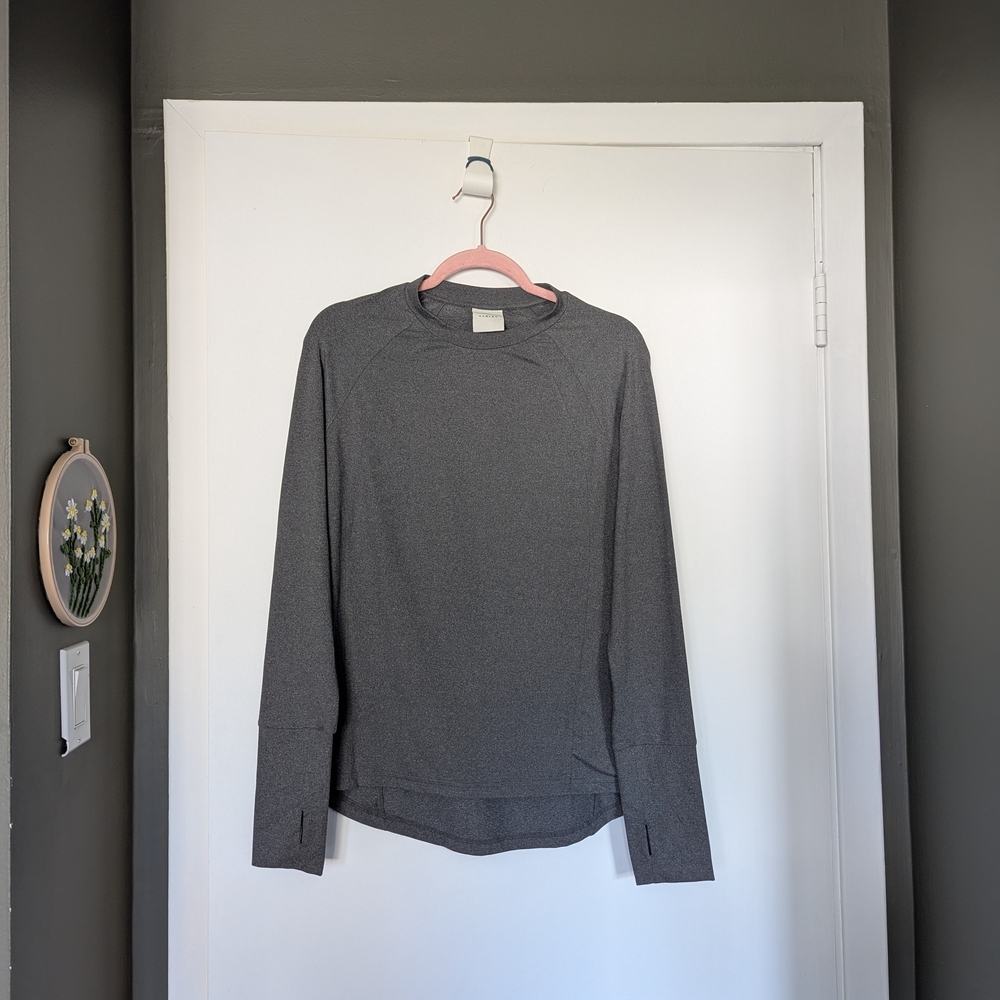 Men's Gray Long Sleeve Shirt